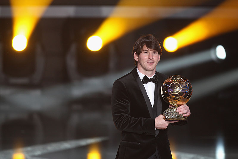 Messi giành Quả bóng vàng thứ 2 năm 2010